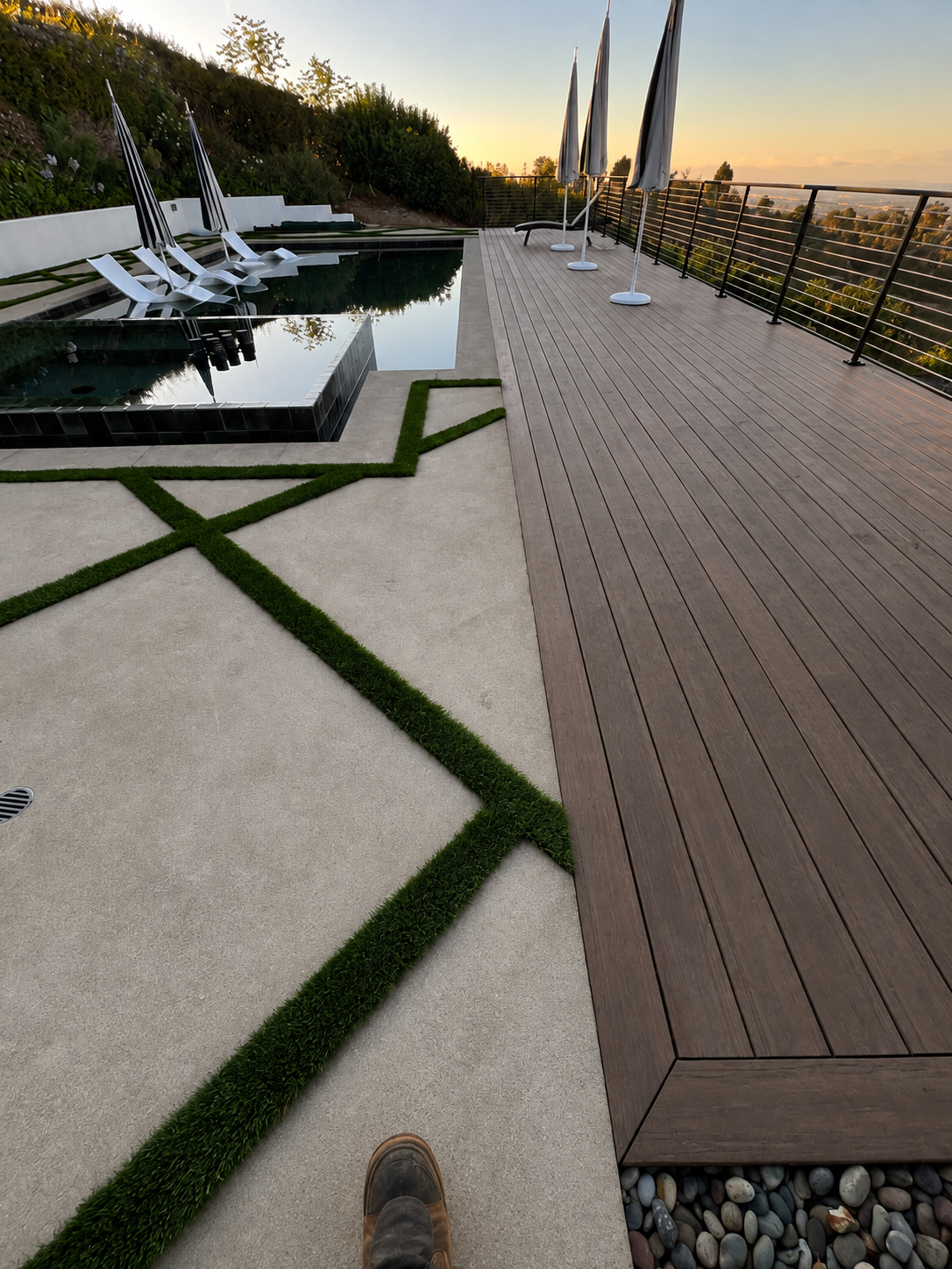 Cable and aluminum railing in Agoura Hills