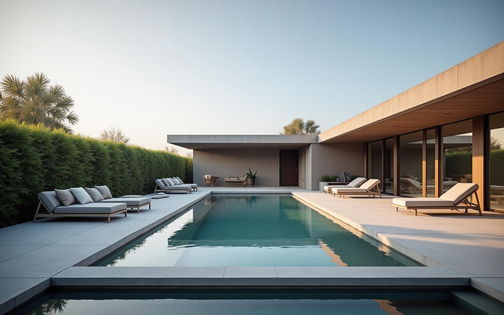 Modern minimalist front yard landscaping design